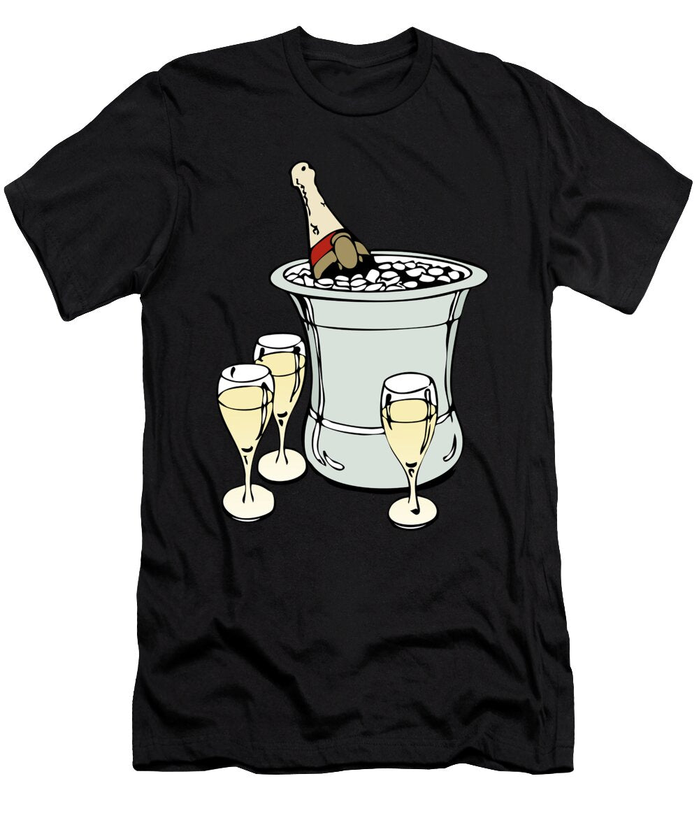 17 Vinatge Champagne Celebration Calnyto T-Shirt