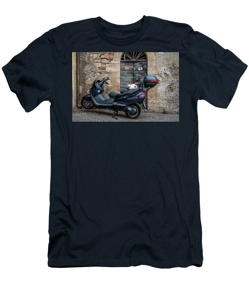 Biker Cat Mark Stephens T-Shirt