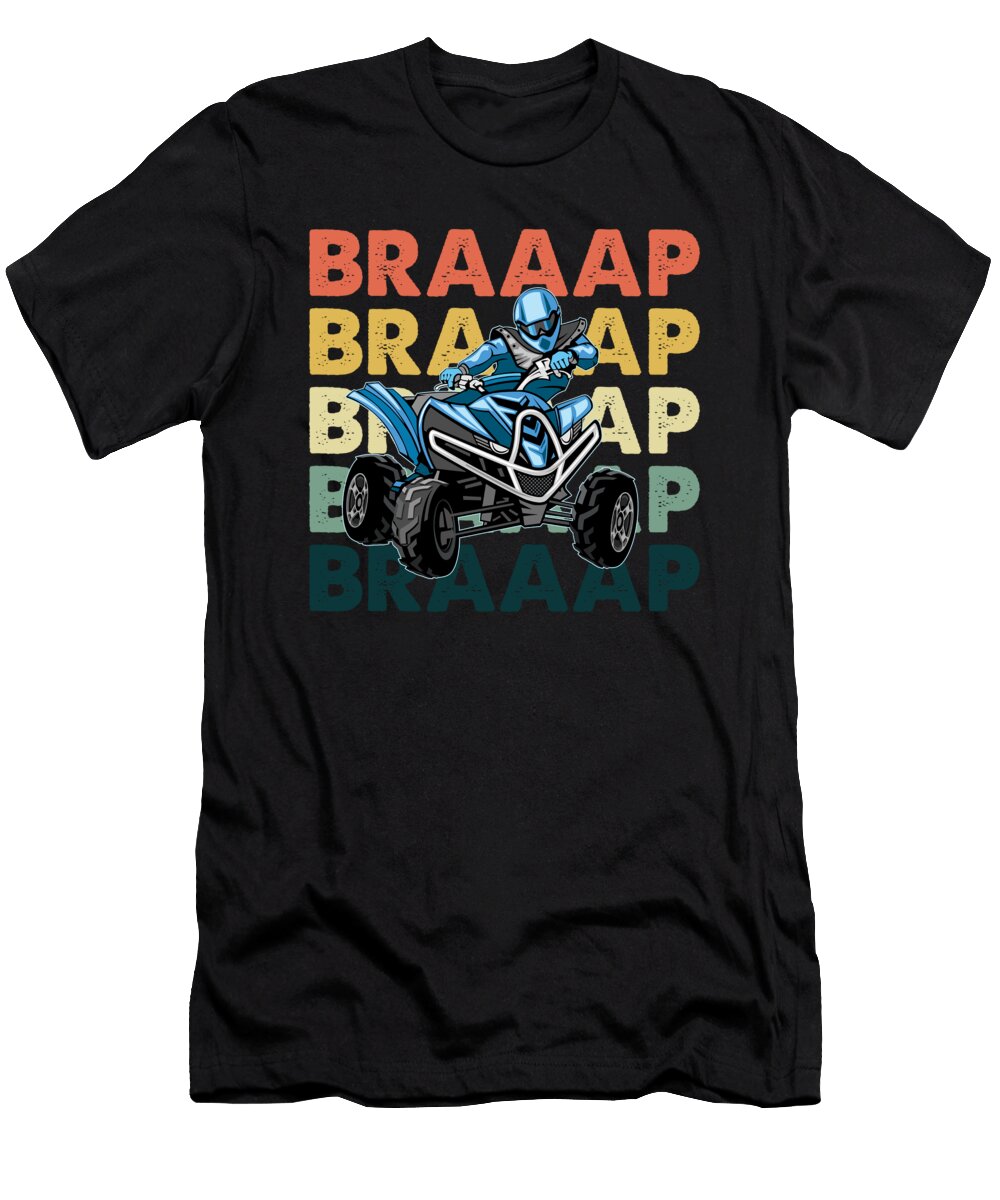 Braap Atv Rider Retro Quad Racing Offroad Gift Thomas Larch T-Shirt