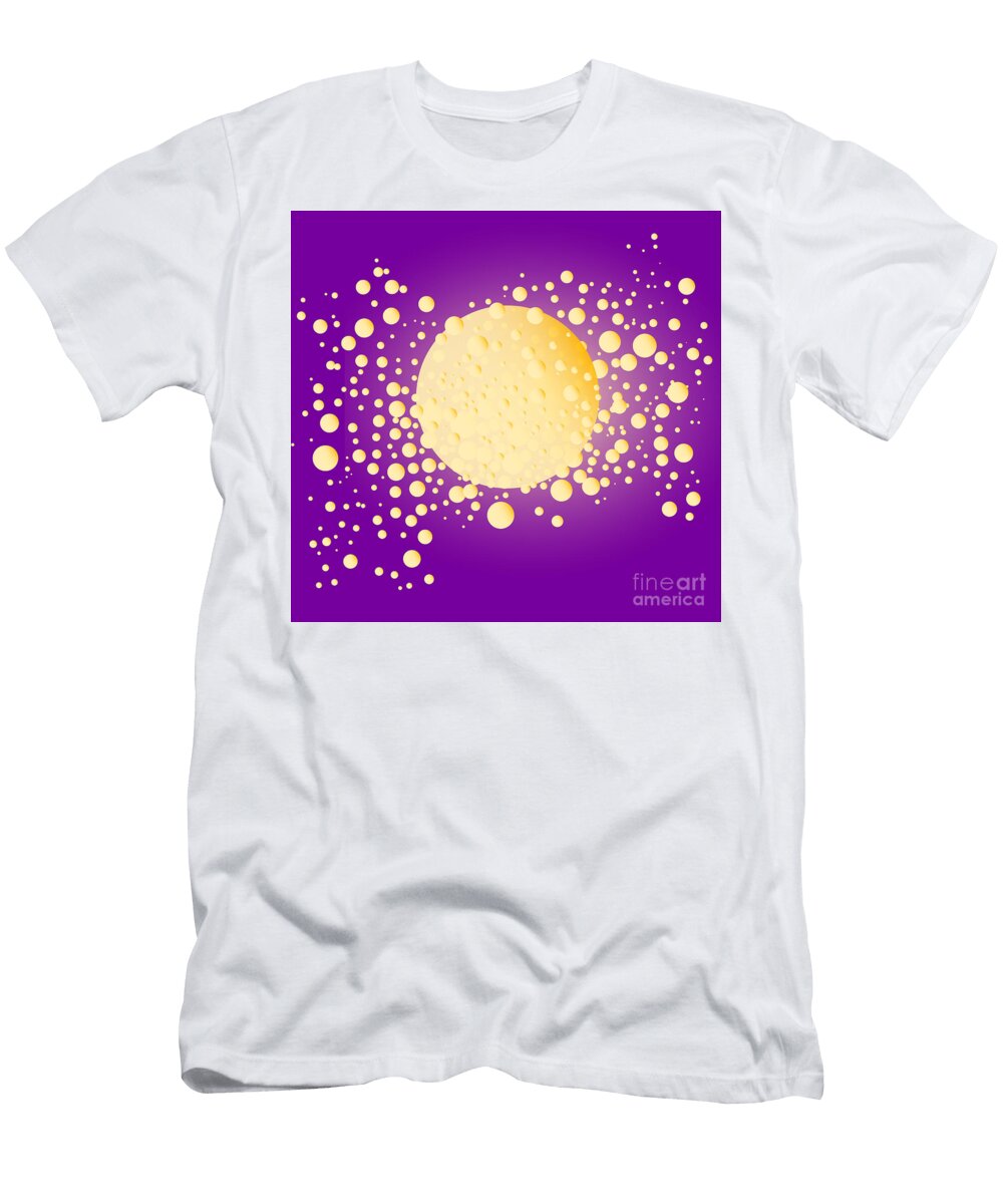 Champagne Bubble Background Bigalbaloo Stock T-Shirt
