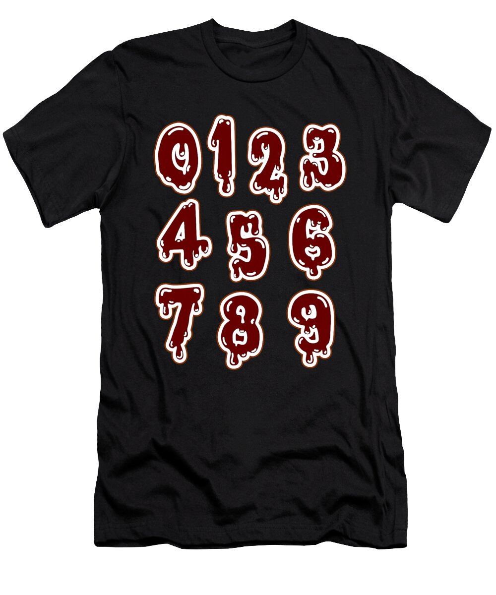 Chocolate Numbers Day Maths Day Back to School Kids Teachers Dhbubble T-Shirt