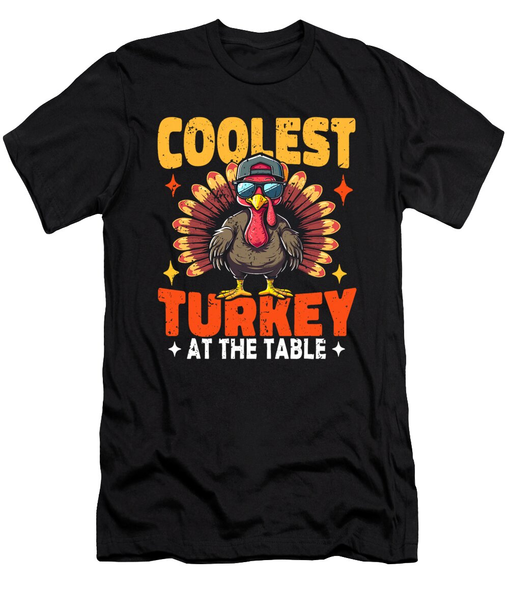 Cool Turkey Thanksgiving Apparel Boys Kids At Studi Alex T-Shirt