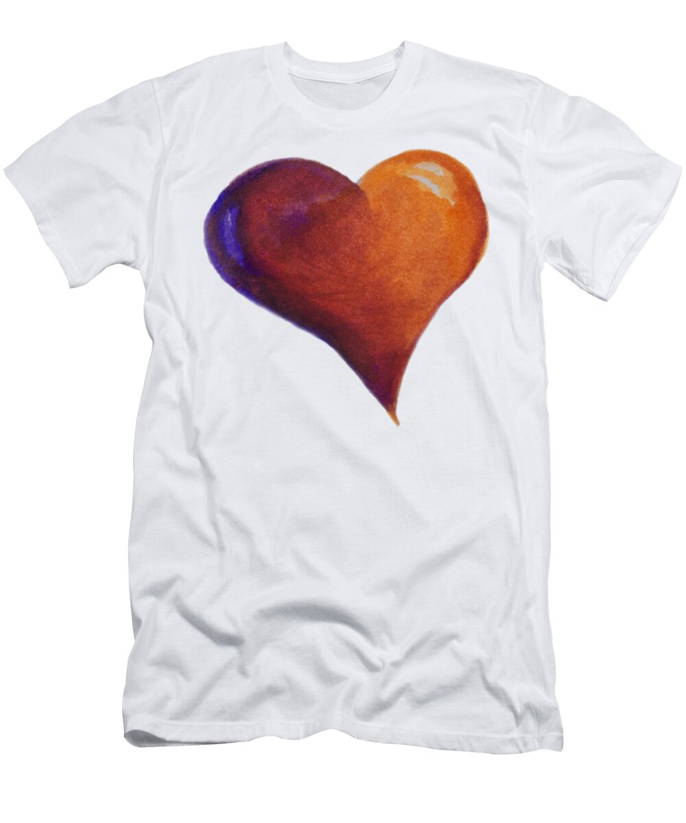 Deep Red Heart Iris Richardson T-Shirt