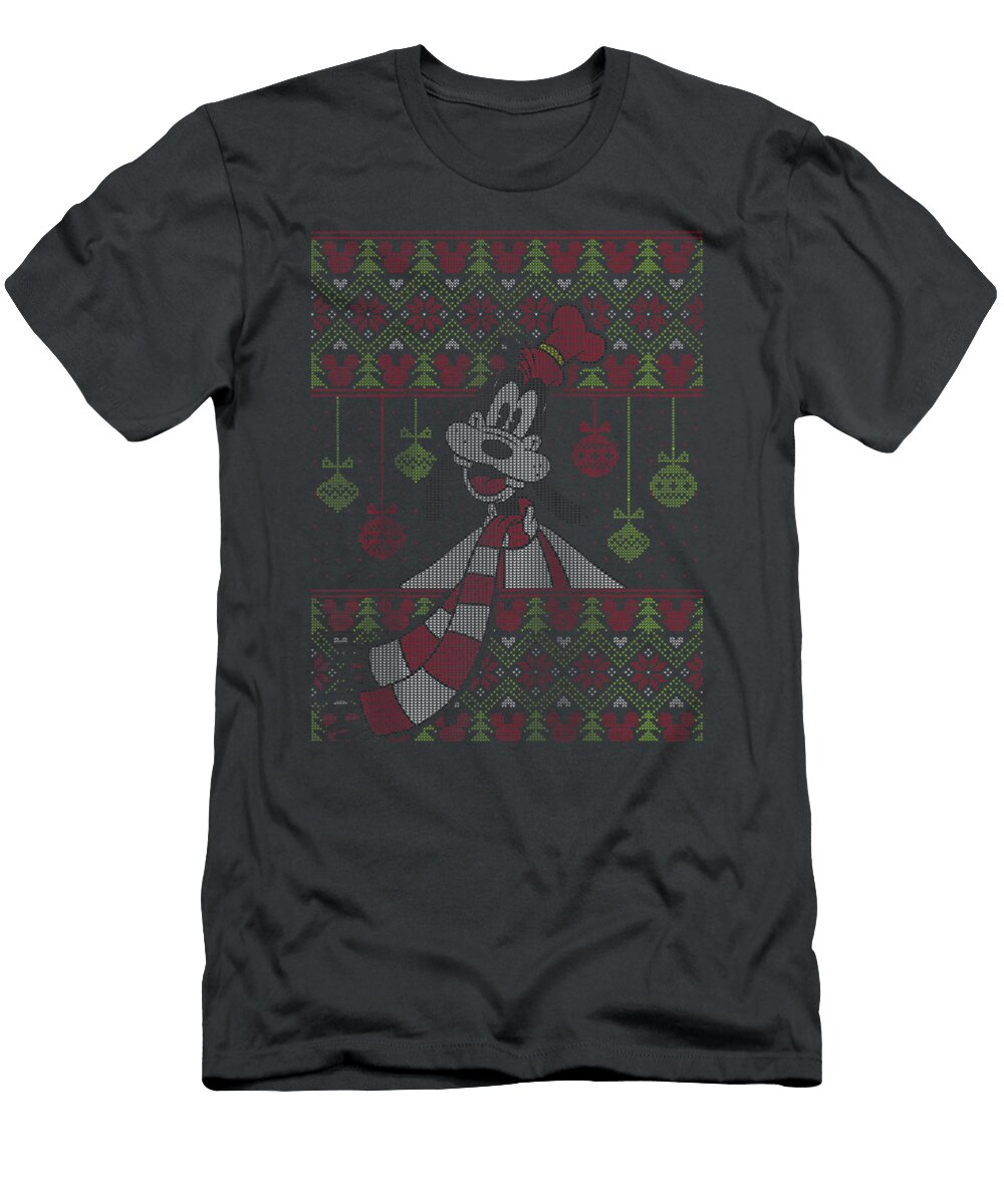 Disney Goofy Christmas Ter Style Raglan Baseball Damieg Laci T-Shirt