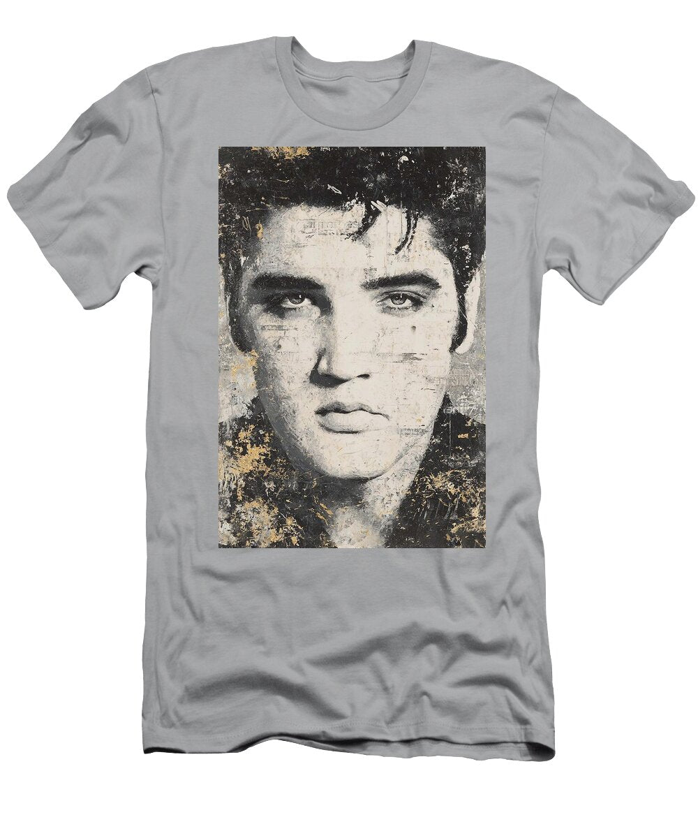 Elvis Presley Portrait Elvis Rock King Eliana Haines T-Shirt