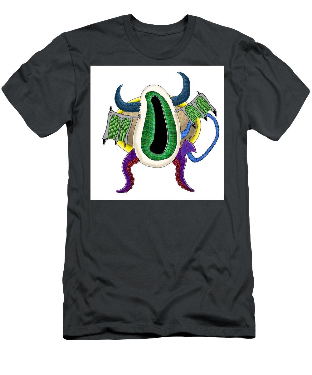 Eyeballz Magoo White Background J Nickel T-Shirt