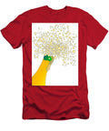 Frothy Champagne Bottle Top Bigalbaloo Stock T-Shirt