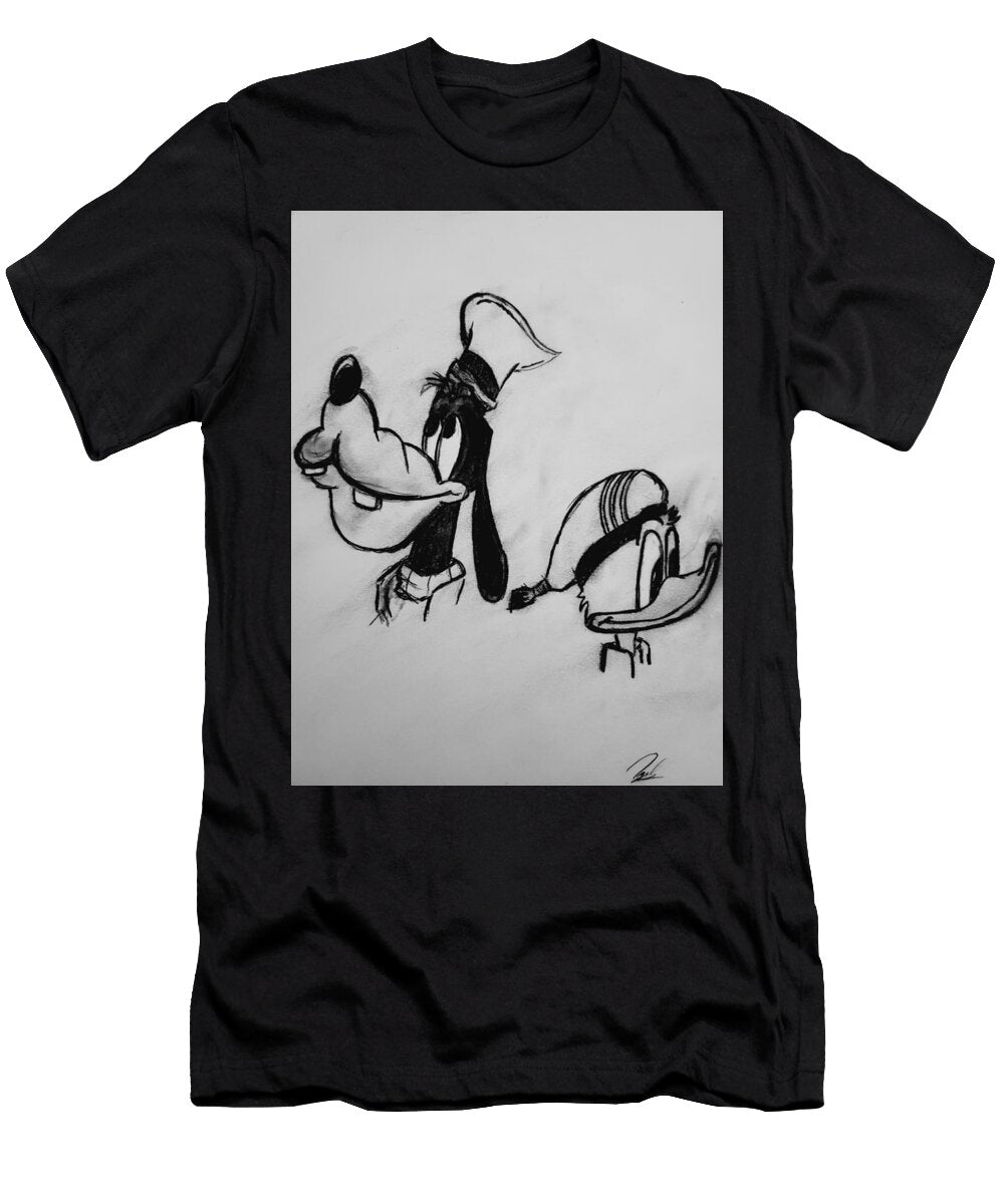 Goofy and Donald From Kingdom Hearts Tyrone Scott T-Shirt
