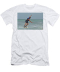 Guy Wakeboarding and About to Wipe Out After a Jump Dejavu Designs T-Shirt