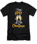 Here for the Champagne New Years Drinking Gift Haselshirt T-Shirt