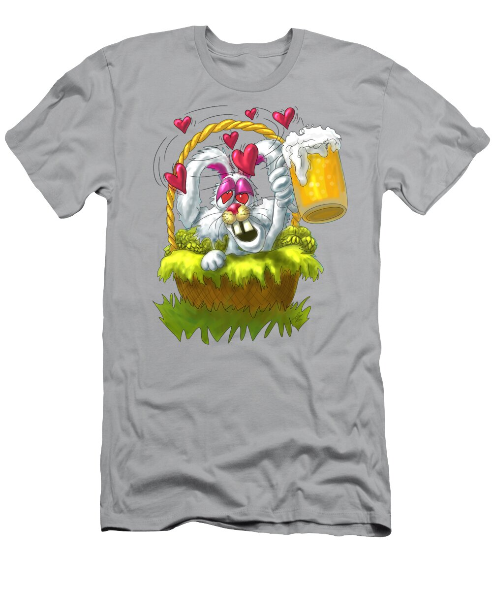 Hoppy Valentines Day David Burgess T-Shirt