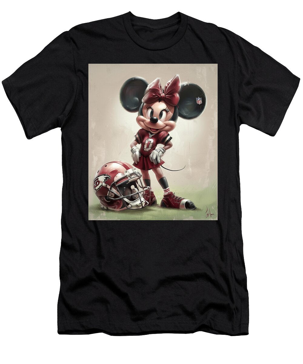Mickey Mouse Vs Arizona Diamondbacks Cartoon Cecils Willis T-Shirt