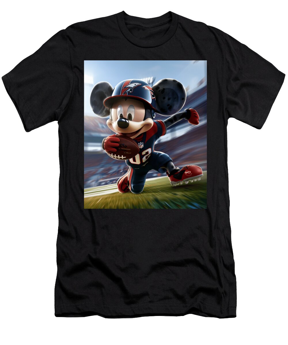 Mickey Mouse Vs Arizona Diamondbacks Confront Cecils Willis T-Shirt