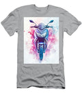 Modern Scooter Illustration Yamaha Nmax 2021 Blue Scooter Japanese Vibrant Motorbike Design Henry George T-Shirt