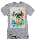 Pekingese Dog Enjoying a Bubbly Bath Adrien Efren T-Shirt