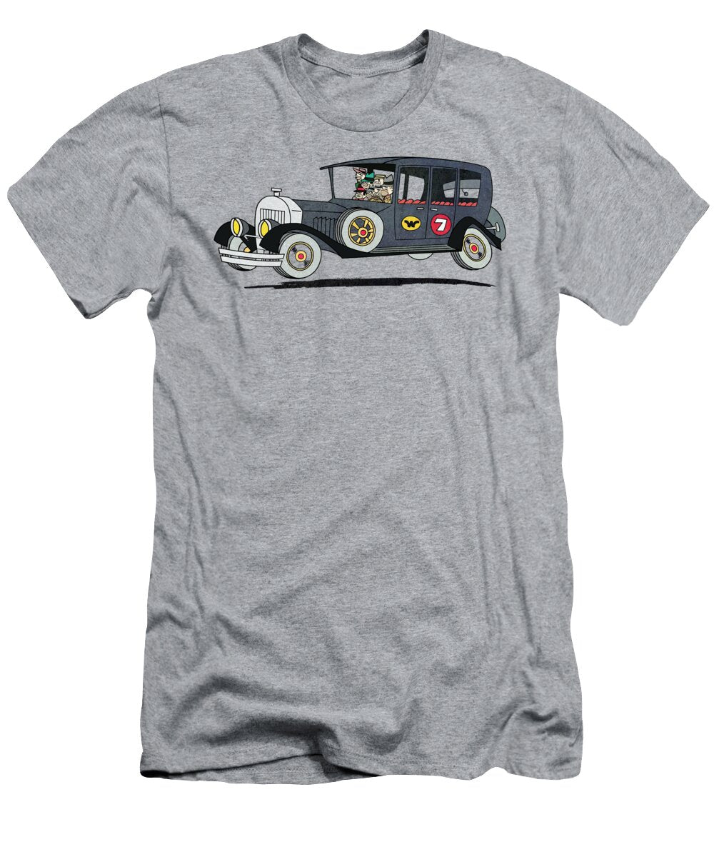 Wacky Races Ant Hill Mob in Their Bulletproof Bomb Glen Evans T-Shirt