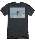 Wakeboarder Doing a 180 and Switching Directions Dejavu Designs T-Shirt